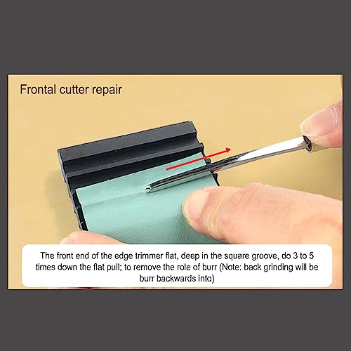 Chanfraduras de Borda de Couro, Ferramenta de Chanfro de Couro DIY para Bolsas (Tipo 3)