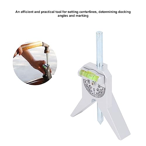 Rohrmittenfinder, Rohrzentrierwerkzeug mit Zentrierkopf Zum Messen des Rohrdurchmessers, 6,1 X 4,1 Zoll