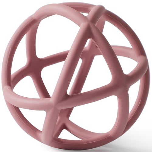 Greifball für Babys, Lebensmittelqualität Silikon Beißring...