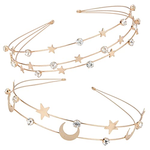 Bandeau métal orné de strass pour illuminer vos coiffures de mariage, soirées et fêtes de fin d'année