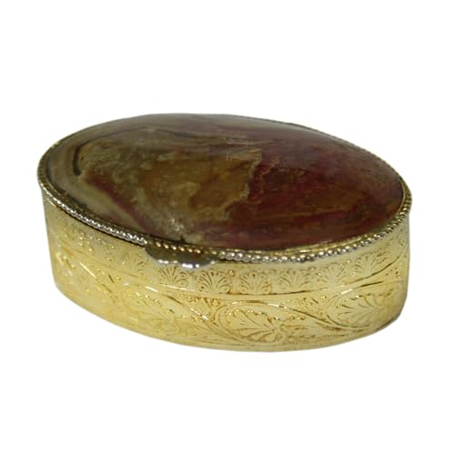 Image of Knight Onyx Snuff Box (Oval)