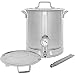 JIXIN Barril De Acero Inoxidable 304 para Cocina Casera Elaboración De Cerveza...