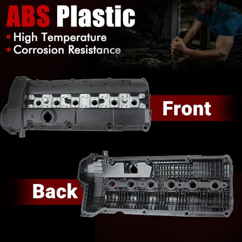 Image of MITZONE Valve Cover with Gasket Bolts Compatible with 1996-2000 BMW 328is 328i 323is 323i 528i Z3 M3