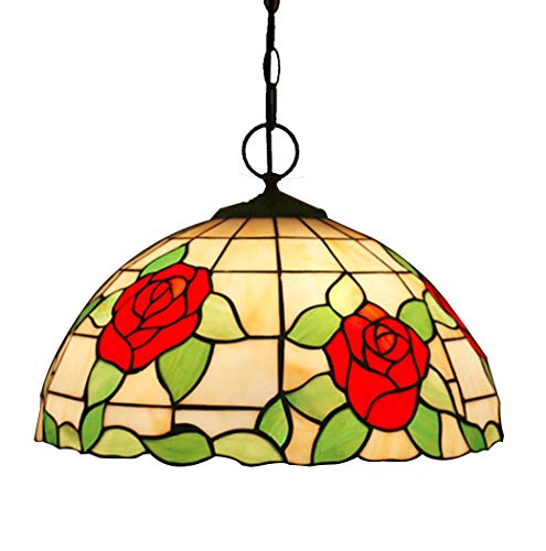 Lustre suspension rose en verre pour créer un cocon romantique chez soi