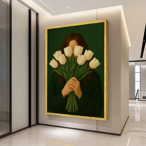 Affiche fleur blanche poétique pour inspirer la douceur chez soi
