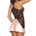 Voqeen Lencería Sexy Mujer Ropa de Dormir Vestido de Talla Grande Lencería...