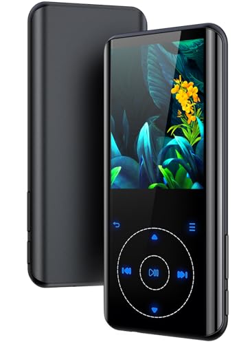 Metallgehäuse 32GB MP3 Player Bluetooth 5.3 mit 2,4 Zoll Display & gebogenem Design, HiFi Sound, Touch-Tasten, integrierter Lautsprecher, FM-Radio, Sprachaufnahme, bis 128GB Metallgehäuse 32GB MP3 Player Bluetooth 5.3 mit 2,4 Zoll Display & gebogenem Design, HiFi Sound, Touch-Tasten, integrierter Lautsprecher, FM-Radio, Sprachaufnahme, bis 128GB