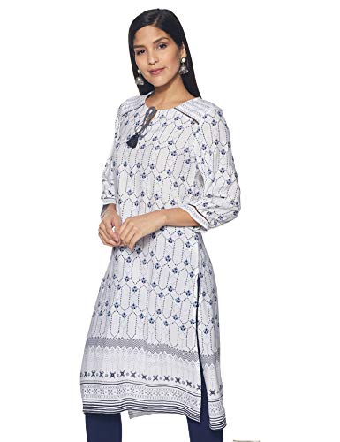 Image of global desi Women's Rayon Regular Kurta
