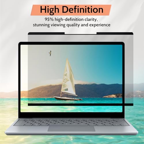 Image of Mamol Magnetic Privacy Screen for 13.8 Inch Surface Laptop 7, Removable Anti Spy Glare Blue Light Filter, Microsoft Surface Laptop Privacy Screen Protector 13.8 in