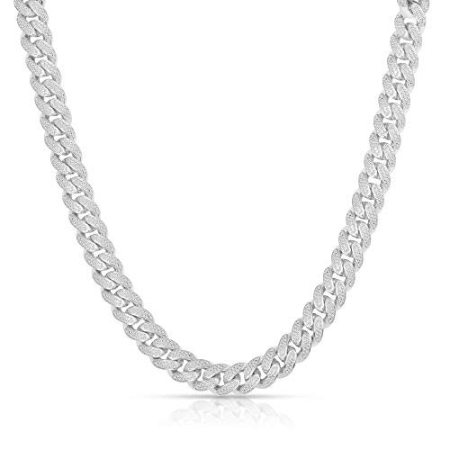 Chaîne à maillons cubains Miami en diamant le cadeau d'anniversaire