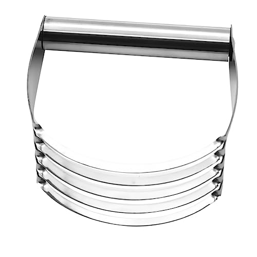OUNONA 1set Stainless Steel Dough Cutter for Kitchen Baking Manual Flour Mixer Pastry Tool Easy to Clean Resistant Kitchen Utensils for Pastry Preparation 2pcs