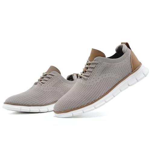 Image of Mens Walking Shoes Casual Fashion Business Dress Comfort Oxfords Shoes Tennis Sneakers Lightweight Soft Sole