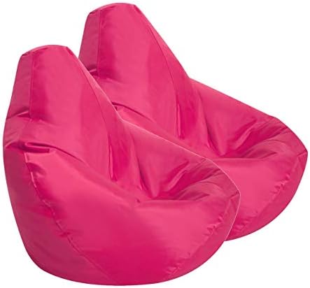Bean Bag Bazaar Kids Gaming Chair, Indoor Outdoor Bean Bags, Purple, 69cm x 59cm, Large, 1 Pack