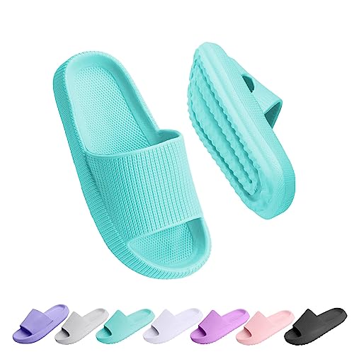 Secret Slippers Cloud Slides For Kids, Girls Boys Pillow Slippers Shower Bathroom, Comfort Non-Slip Thick Sole Slippers Summer Beach Shoes cover