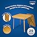 MECO Stakmore Classic Straight Edge Solid Wood Folding Card Table, Oak Frame
