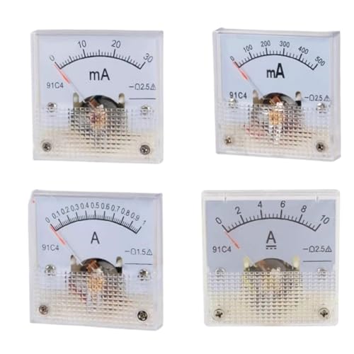 Ampèremètre CC 91C4 1A pour tableau électrique 45x45mm