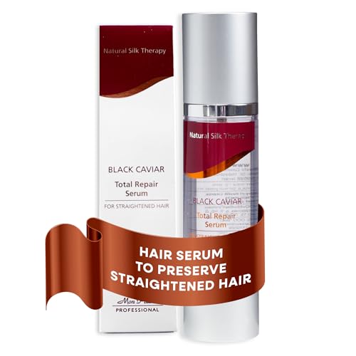 Mon Platin Professional Total Repair Hair Serum - Enriched with Black Caviar, for Straightened Hair, Protect & Nourish, 100ml