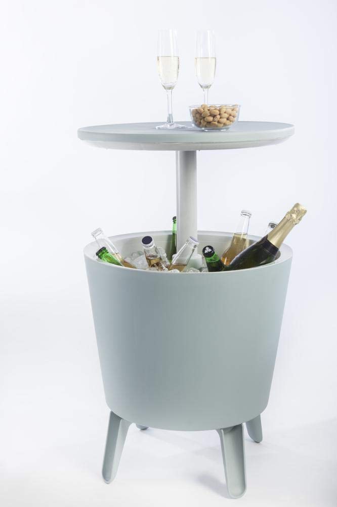 Keter Table et Glacière de Bar Bleu Brumeux 49,5x57 cm Table de Jardin 234023