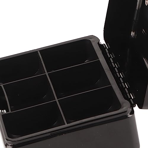 Caixa de dinheiro de metal com bandeja de dinheiro e fechadura com chave para negócios domésticos pr