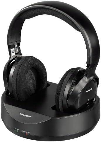 Thomson WHP3001BK Radio UHF Wireless Headphones - Black