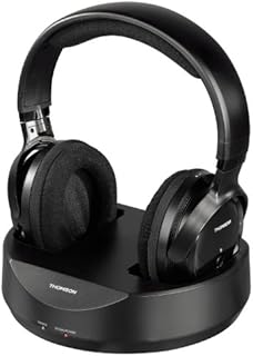 Thomson WHP3001BK Radio UHF Wireless Headphones - Black