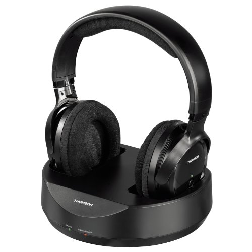 Thomson WHP3001BK Radio UHF Wireless Headphones - Black