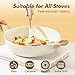 SENSARTE Ceramic Cookware Set, Pots and Pans Set Non stick, 14-Piece Induction Cookware, Non toxic Healthy Non Stick Kitchen Cooking Set, with Frying Pans Set, PFAS PTFE PFOA PFOS Free
