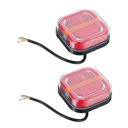 Feux arrière clignotants pour camion et feux remorque LED carrés de signalisation