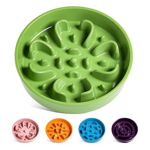 LE TAUCI Gamelles pour Chien à Alimentation Lente en céramique, gamelle pour Chien de Taille Moyenne et Grande, gamelles Puzzle pour Animaux domestiques,...