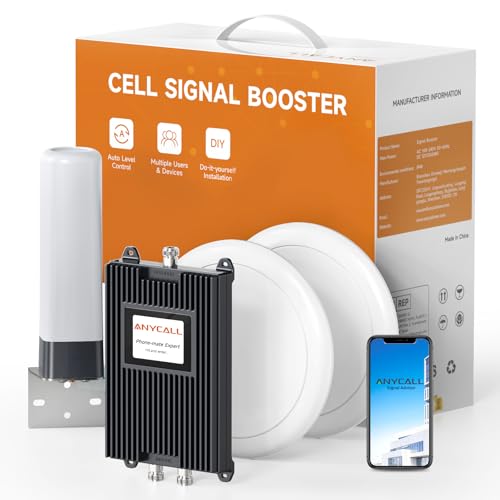 Amplificatore Segnale Cellulare 4G/5G Per Casa E Ufficio - Booster Con Antenne Ad Alto Guadagno, Copertura 1500 Piedi Quadrati - Foto 5