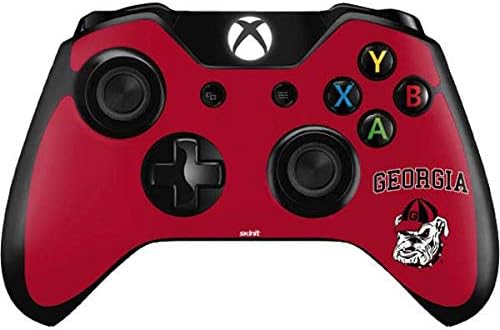 Skinit Decal Gaming Skin Compatible with Xbox One Controller - Officially Licensed University of Georgia Logo Red Design