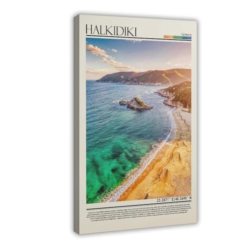 LianTianHong Halkidiki, Greece, Mediterranean Poster | City Attractions Introduction |