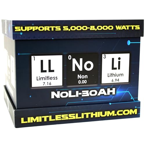 Limitless Lithium NoLi Sodium 30AH...