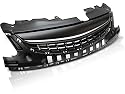Kühlergrill vorne kompatibel mit Opel Corsa D 2011 2012 2013 2014 3 Türen 5 Türen Front Central Grill Sport GV-233 Kühlergrill Sport Matt Schwarz