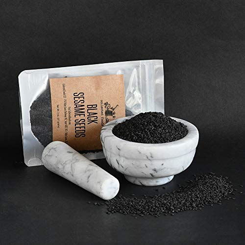Premium Black Sesame Seeds: Unhulled Seeds with Fiber, Antioxidants, Protein, Vitamins, and Fiber. Perfect for Vegan and Keto Diets –by Collected Foods - Thumbnail 2