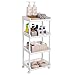 SONGMICS Carrito de Cocina con Ruedas, Estantería con 4 Niveles para Cocina,...