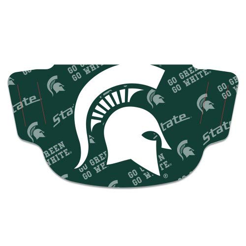WinCraft NCAA Michigan State Spartans Unisex Fan Gear Face Mask, Team Colors, One Size