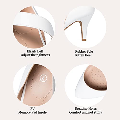 mysoft Women's Pumps Pointed Toe 3 inch Dress Shoes3