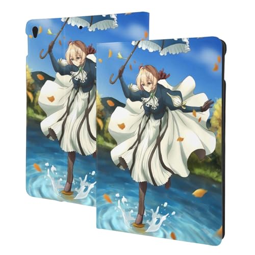 Compatible with ヴァイオレット iPad Pro ケース 2024 11インチ(最新型) iPad Pro 11インチ ケース タブレットケース Ipad pro タブレット ケース 第5世代 PUレザー 二つ折スタンド 角度調整 横置きス