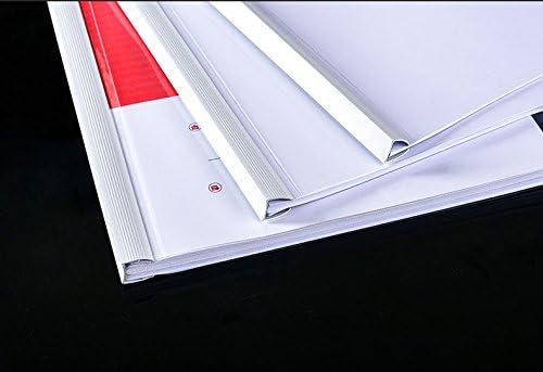 Plastic File Folder with Sliding Bar(10mm) Report Covers, 40 Sheet Capacity, Transparent Resume Presentation File Folders Organizer Binder for A4 Size Paper, 10 Pcs image 3