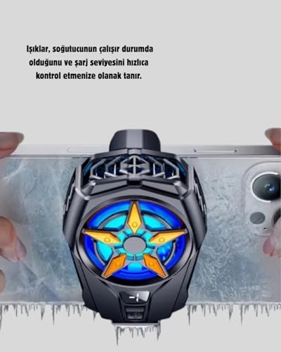 Taşınabilir Şarjlı Telefon Soğutucu – Sessiz Fan Motoru ile Yüksek Performans Koruma - Görsel 5