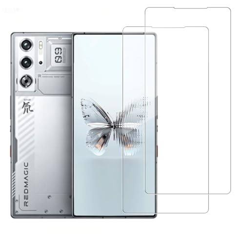 [2���Z�b�g] �Ή� REDMAGIC 9S Pro/9 Pro �p�� �K���X�t�B���� �ی� �X�}�z�t�B���� �d�x9H �ϏՌ� ��U �h�~ �h�o �e�Ղȓ\��t�� �h���� �����ߐ� ���o�u���G�� �w��h�~ �����x�^�b�` ���E���h�G�b�W���H �^�N�^�C�����o ��