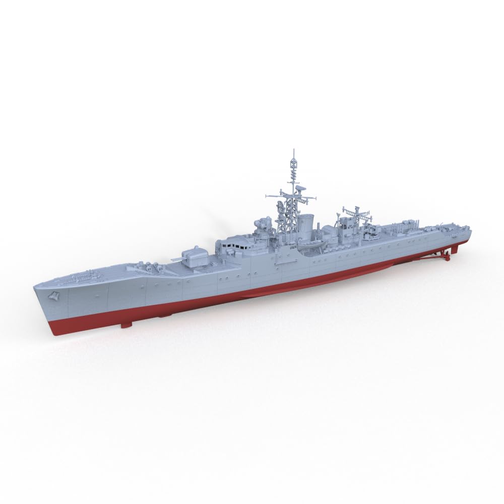 MRY-SFW SSC300629S-A 1/300 zestaw do budowy modelu wojskowego HMS klasy Whitby, fregata pełna kadłub