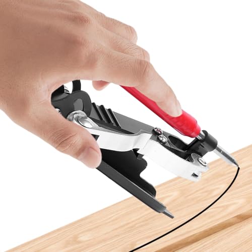 Escribir de aleación de aluminio – Lápiz de construcción, escritura de lápiz de agujero profundo, herramienta de trazado de metal de precisión con punta de carburo de tungsteno, bolígrafo de grabado