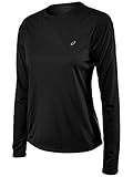 ASICS Women's Performance Run Long Sleeve Top, Performance Black, Medium
