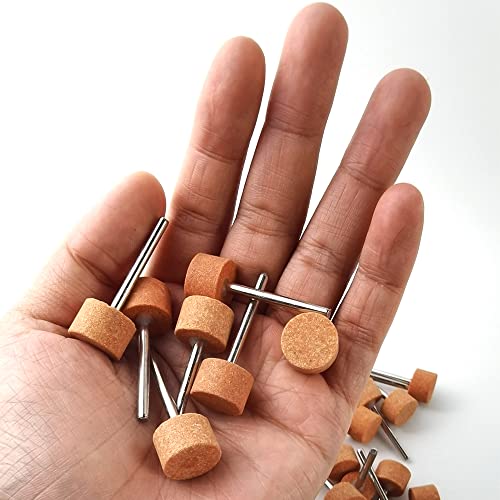 Royhoo RH-50 ORANGE 50Pieces Abrasive Mounted Stone Grinding Wheel Head Mounted Grinding Point Stone Heads thumb #2