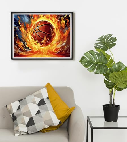 Skryuie FBA-SKR-SZYH-00034 Paint By Numbers Kit For Adults Beginner Basketball thumb #3