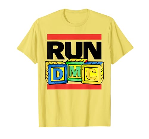 Official Run DMC Toy Blocks Yellow T-Shirt