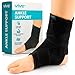 Vive Sprained Ankle Brace - Neoprene Compression Foot Support Stabilizer Wrap Protector - Tendonitis, Heel Spur, Running Feet Sprain, Soccer, Football, Volleyball, Basketball - Men, Women, Right, Left