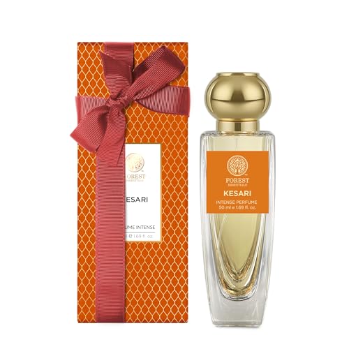 Image of Forest Essentials Intense Perfume Kesari | Lime Saffron & Oudh Blend Perfume | Lasts Through the Day